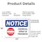 Signmission Chemical Spray In Progress OSHA Notice Sign, Plastic, 24in W x 18in L, 2PK OS-2PACK-NS-P-1824-L-10567 - alternate 6